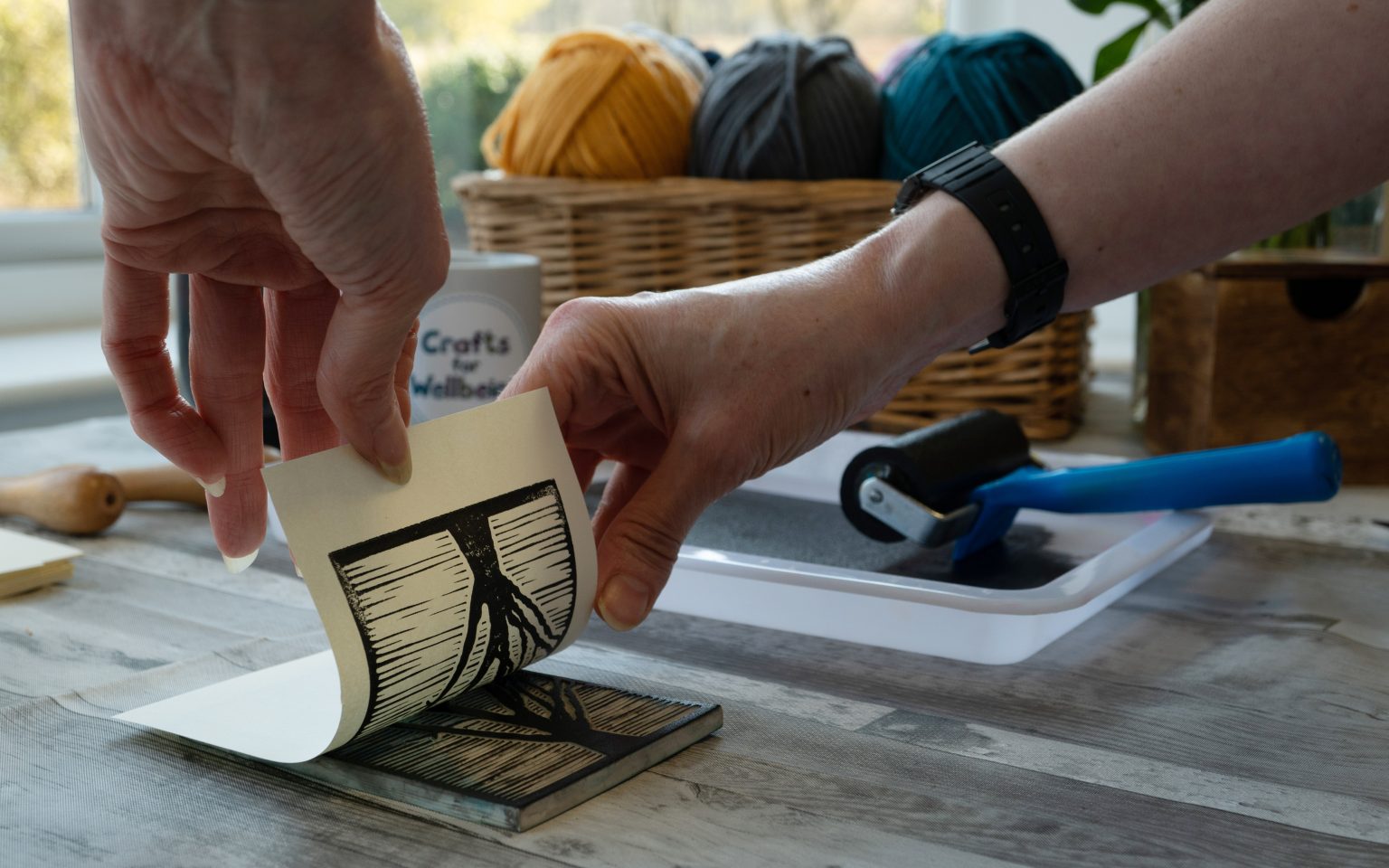 to the studio! Crafts for Wellbeing