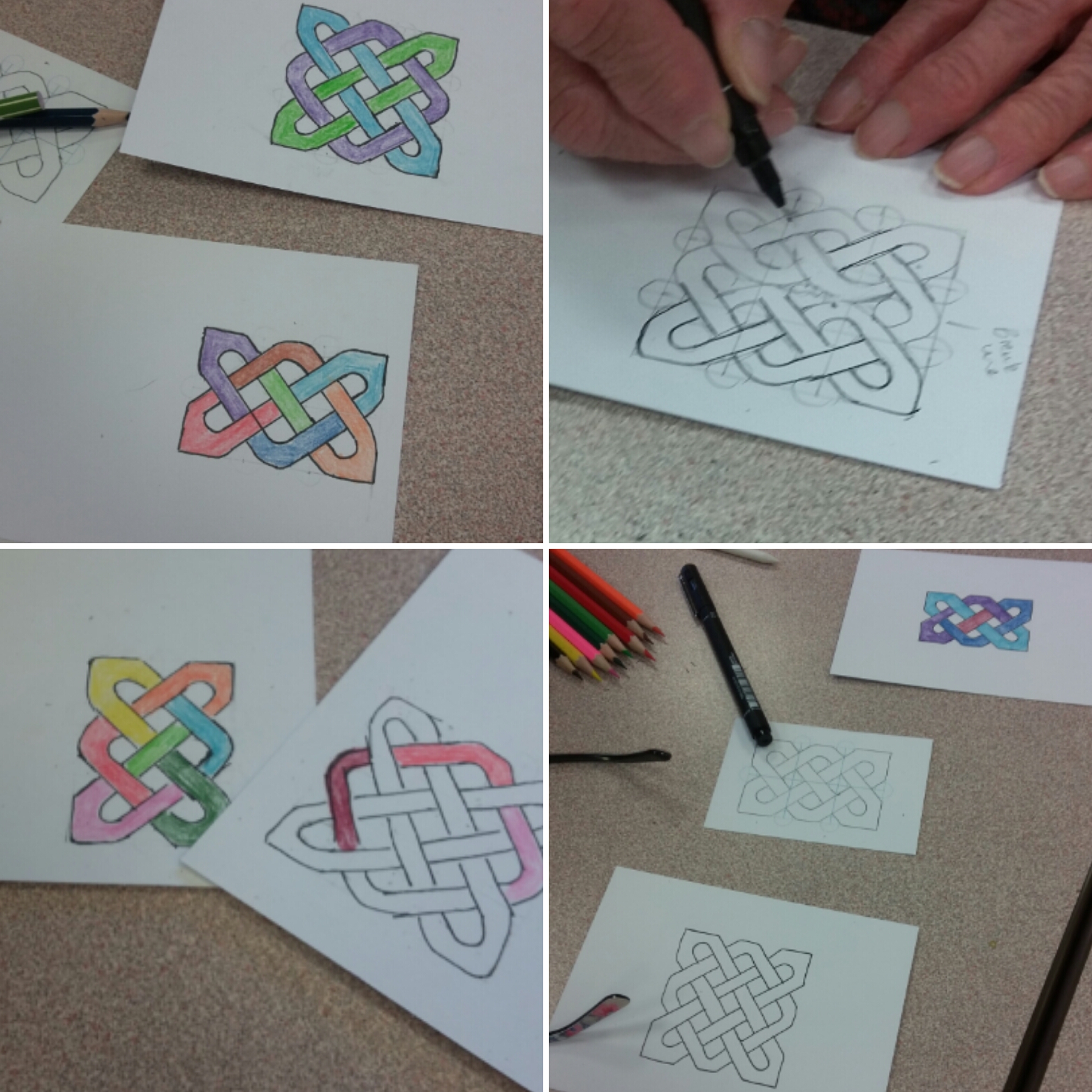 Student Showcase: Celtic Knotwork for Beginners – Crafts for Wellbeing