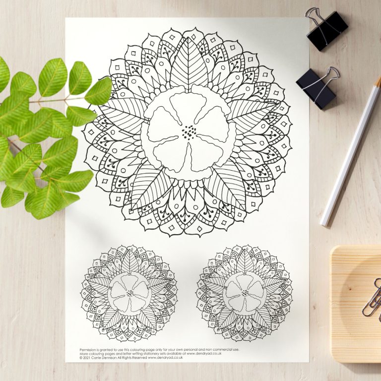 Get Creative: Instant download colouring pages