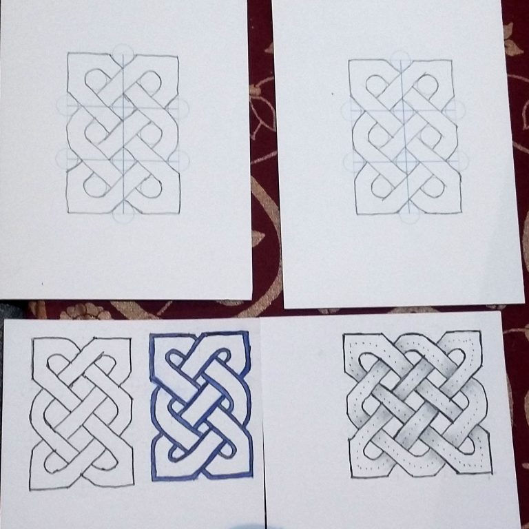 Student Showcase: Six week Celtic knotwork drawing course for beginners – week 1