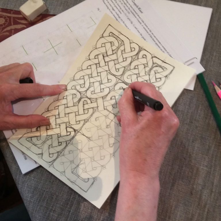 Student Showcase: Six week Celtic knotwork drawing course for beginners – week 2