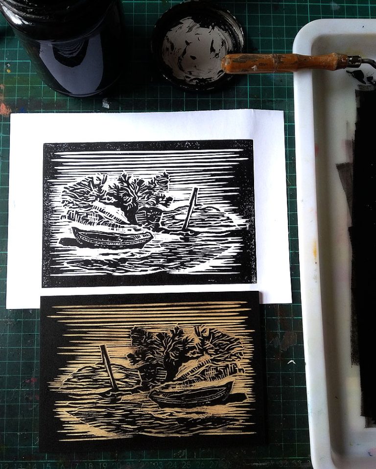 Demonstration Day: Wood block prints after Thomas Bewick