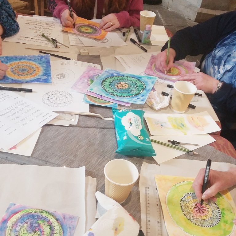 Student showcase: Mindful messy mandalas with Breathing Space