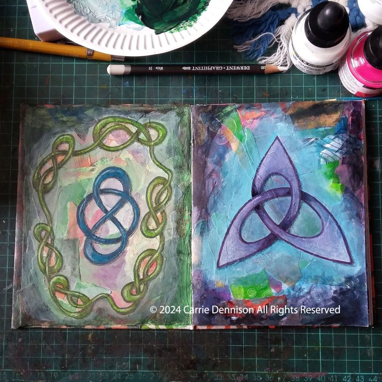 Studio blog: Loose Celtic knotwork play