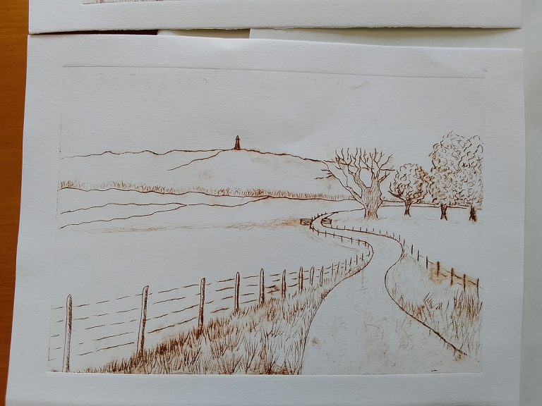 Studio blog: drypoint printmaking
