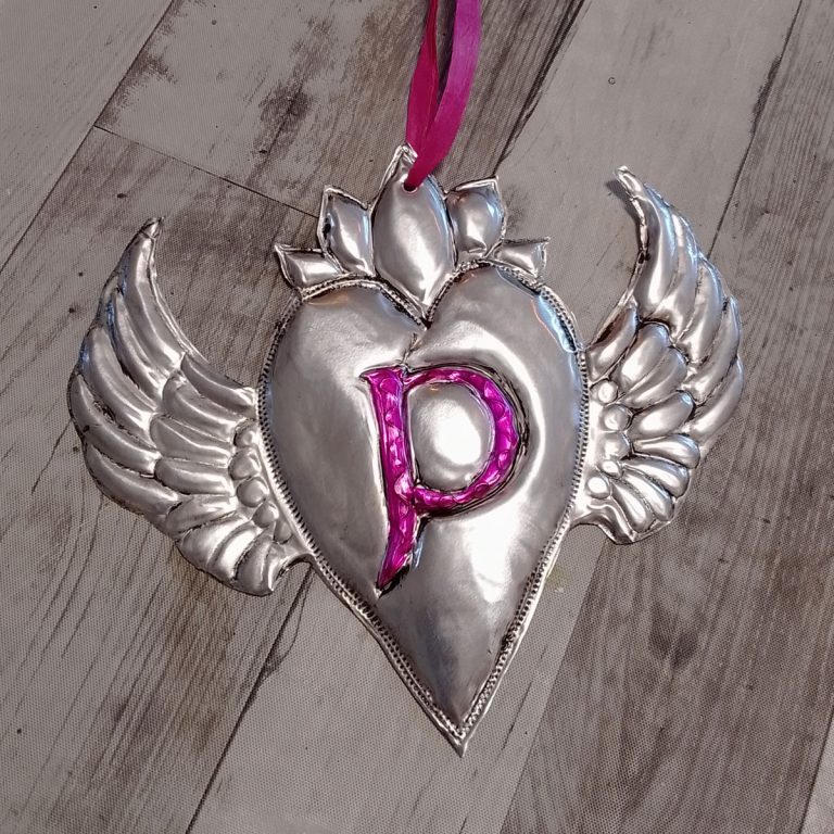 Student showcase: metal embossed hearts