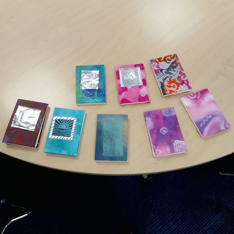 Student showcase: mini accordion books in Stanley