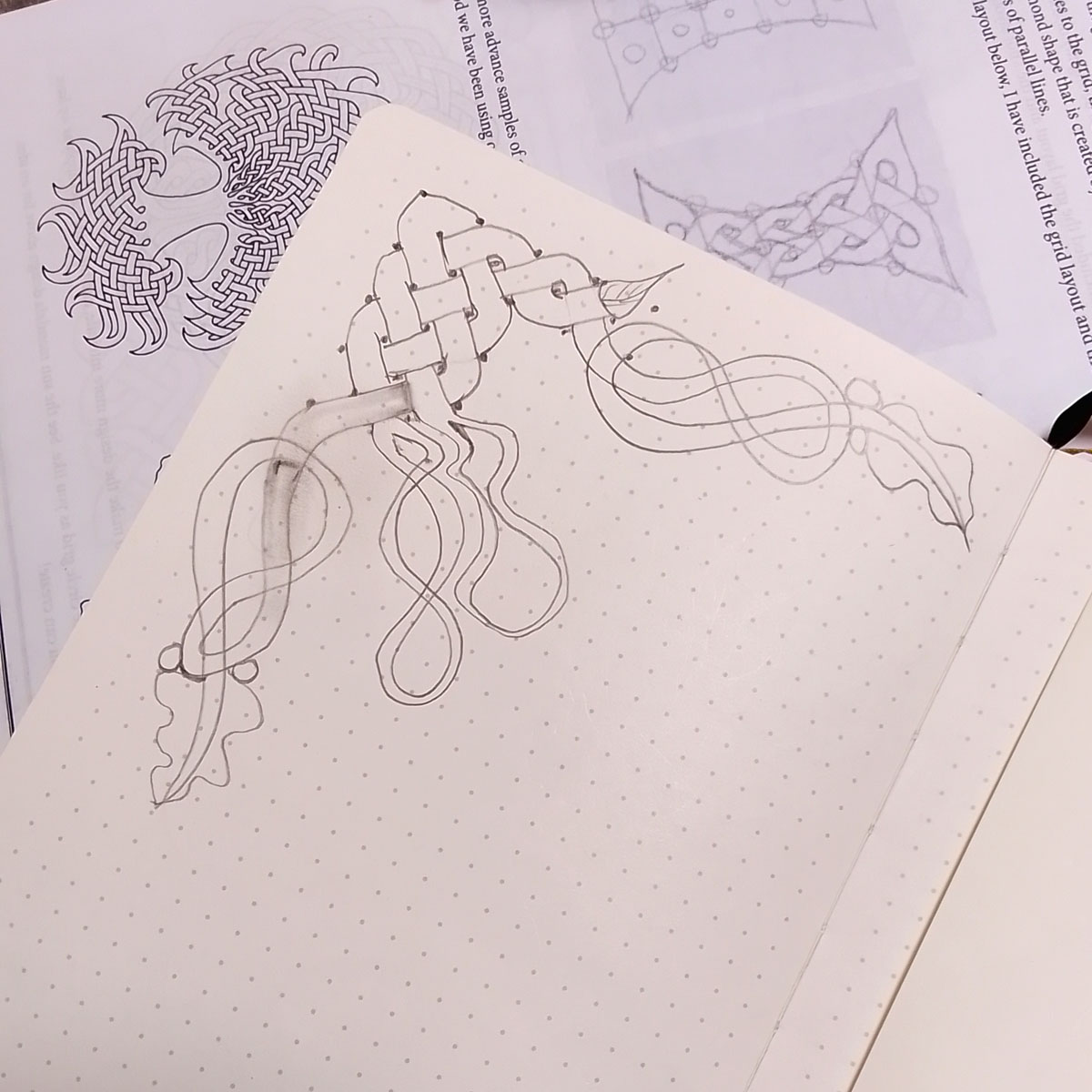 Knote Workshops Student showcase: private Celtic knotwork workshops – Crafts for Wellbeing