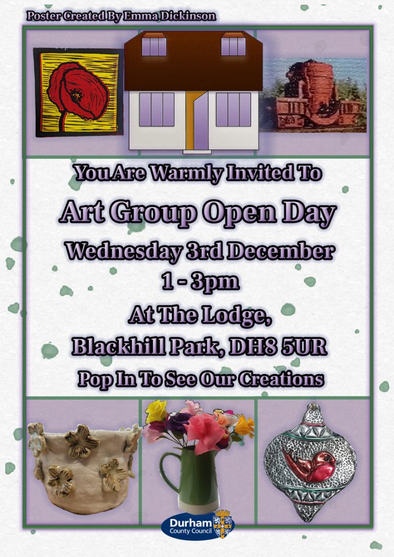 Invitation to the Open Art Studio exhibition