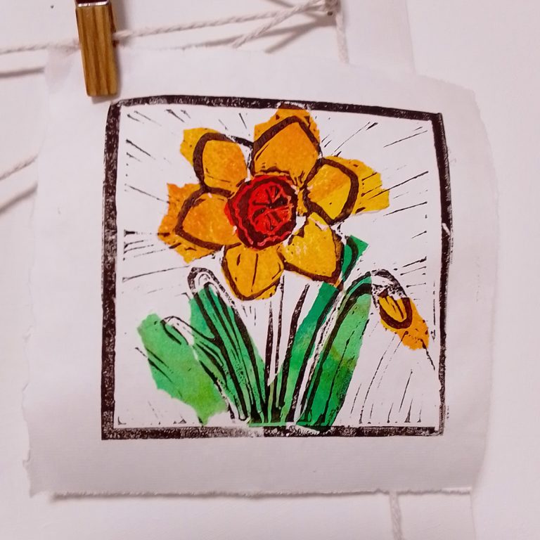 Student showcase: chine collé workshop